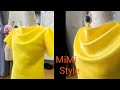 Cách cắt áo cổ đổ dễ nhất/ How to make pleated collar/ Collar design/ Collar fashion