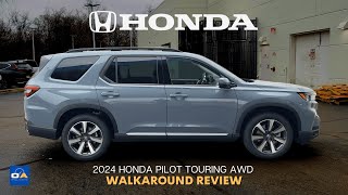 2024 Honda Pilot Touring | BEST 3Row Family SUV? | 2024 Honda Pilot Exterior & Interior Review