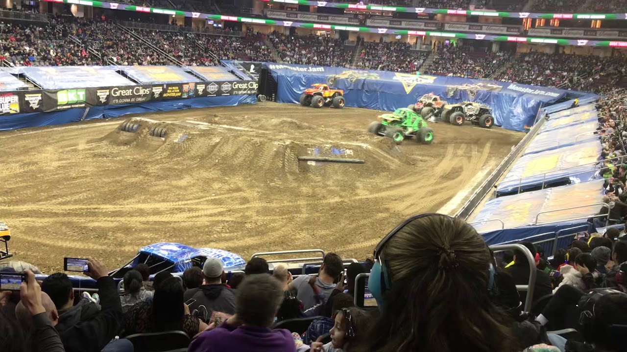 Grave Digger Freestyle Monster Jam Prudential Center NJ YouTube