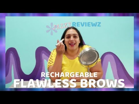 finishing touch flawless brows rechargeable