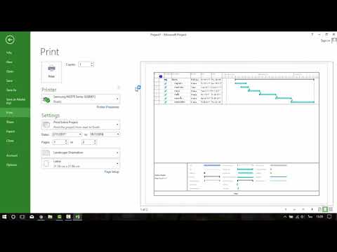 วิธีการเขียนแผนงาน Microsoft Project