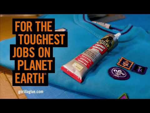 वीडियो: क्या गोरिल्ला ग्लू कपड़े पर काम करता है?