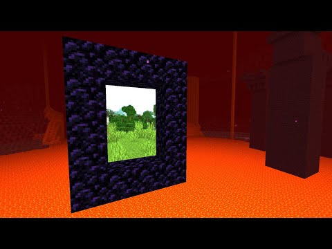 Minecraft braucht dieses PORTAL Update! - Minecraft Immersive Portals & Doors of Infinity Mod