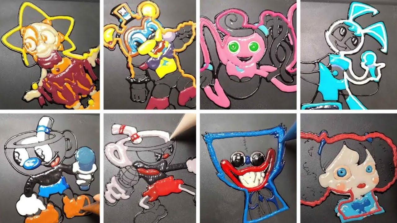 Fnaf Security Breach, FNF Pancake art Challenge/ Sundrop, Freddy, Mommy