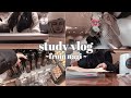 【study vlog】早起きしてカフェで勉強する大学生のテスト期間｜成人式を迎えました👘🖤