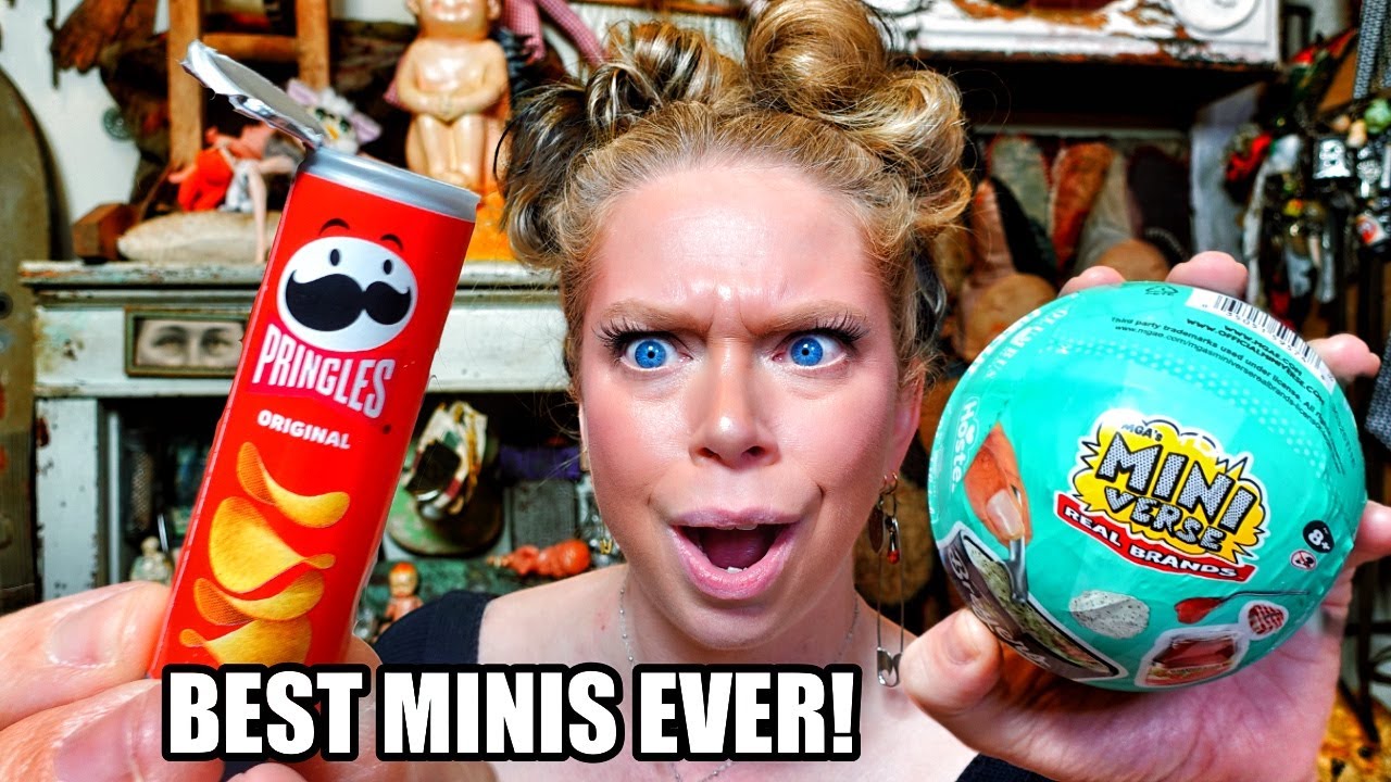 *НОВИНКА* Распаковка MINI VERSE REAL BRANDS — крошечные настоящие продукты питания!