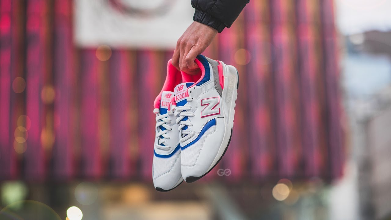 new balance blue and pink