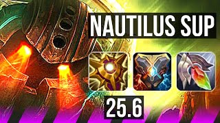 NAUTILUS & Lucian vs SENNA & Kai'Sa (SUP) | KR Master | 25.6