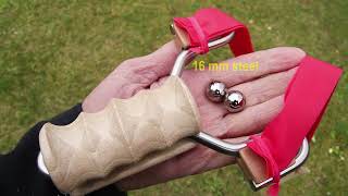 Ergonomic Wood Grip For Homemade Metal Rod Slingshots - A Tutorial
