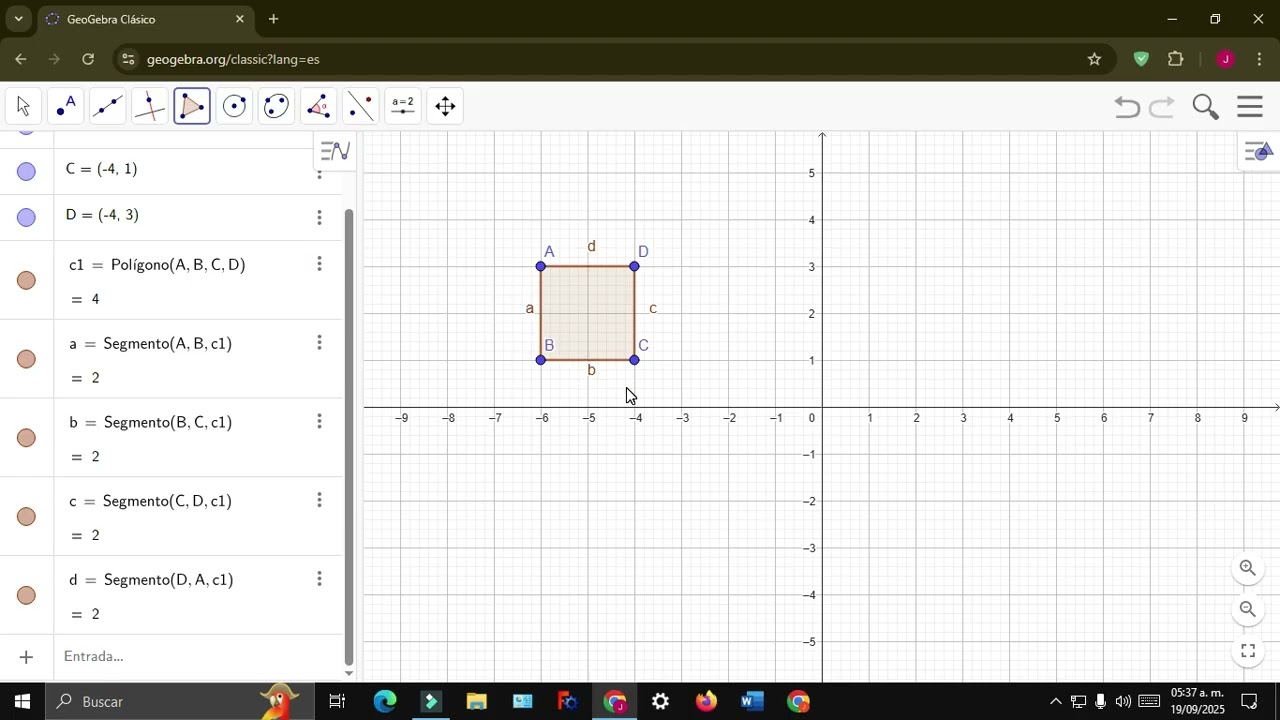 Calcula el área de cualquier figura en GeoGebra fácil y visual