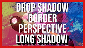 Drop Shadow, Border, Perspective, and Long Shadow ~ Text Effects ~ GIMP Thumbnail Tips and Tricks