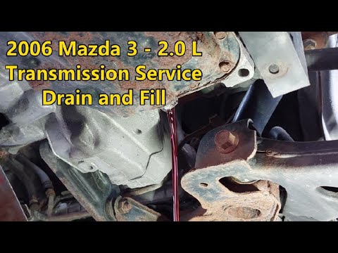2006 Mazda 3 - 2.0 L - Transmission Service - Drain and Fill - YouTube