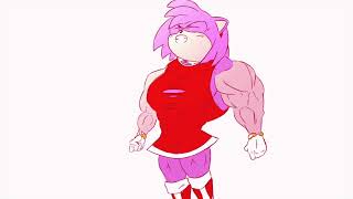 Amy Rose Muscle Growth 2 - Sfx
