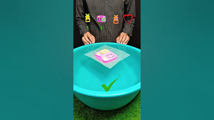 Can You Guess How Many Tissue Will Float? #asmr #asmrsounds #experiment #scienceandfun