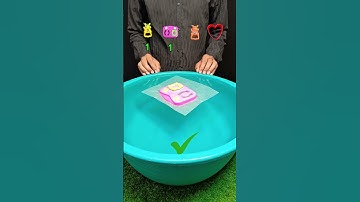 Kun jij raden hoeveel weefsel er zal drijven? #asmr #asmrsounds #experiment #scienceandfun