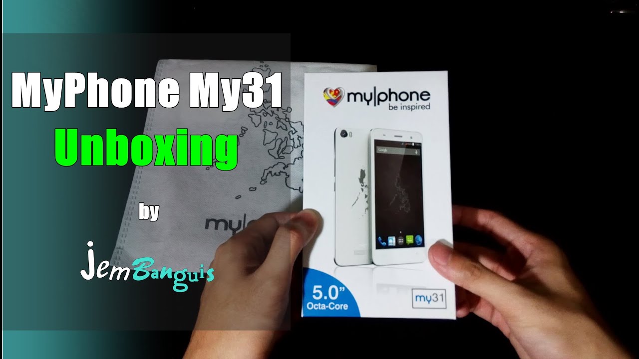 MyPhone My31 Black - Unboxing - YouTube