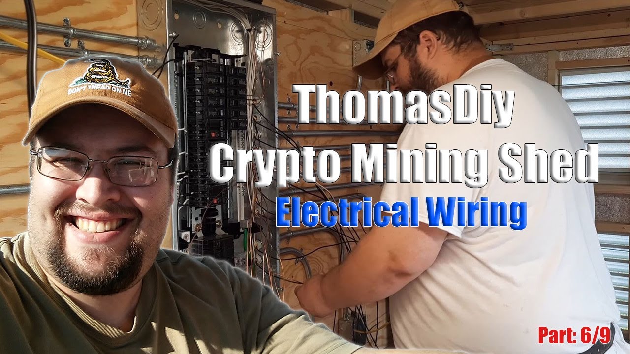 ThomasDiy Crypto Mining Shed: Part 6 - Electrical Wiring