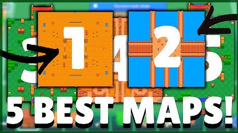 5 Of The BEST MAPS You Can Make | Brawl Stars