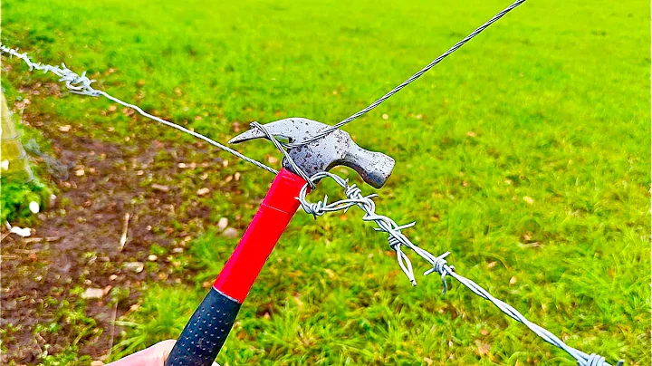 The Hammer Trick! Fix Fence in 2 Minutes - practical invention