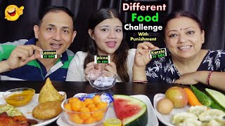 DIFFERENT FOOD EATING CHALLENGE WITH TIMER @BudaBudiVlogs