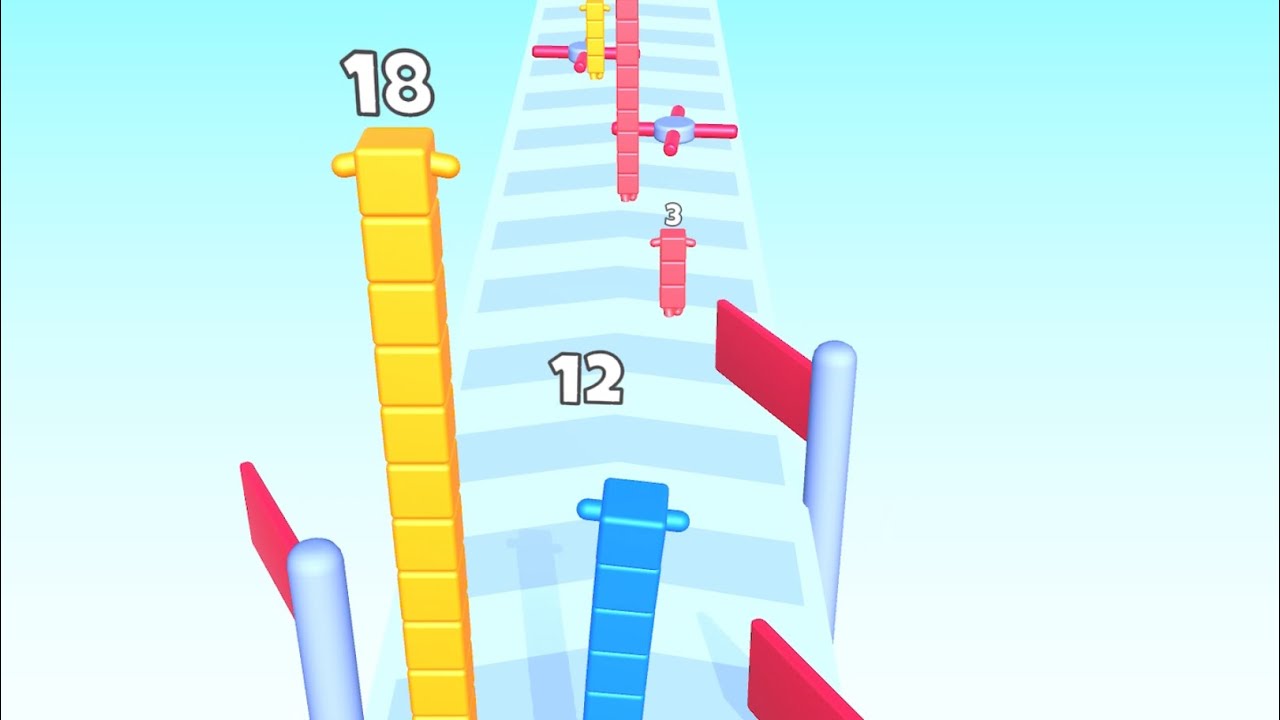 Level Cube Level Up Cubes - All Levels Gameplay Android, iOS - YouTube