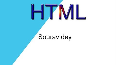 09.HTML In Bangla (Font Tag)