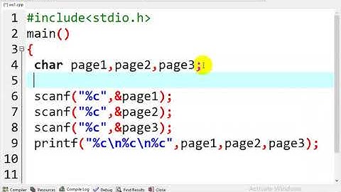 c ws13 รอรับค่า หลายค่า และแสดงค่าด้วยคำสั่ง printf ด้วยวิธีอื่น ๆ