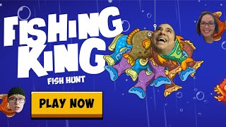 Playing Fishing King: Fish Hunt to see who can get to 42 Wallaby Way Sydney first!