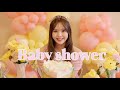 【Baby shower👶🌷】お友達がベビーシャワーを開いてくれました🎀✨