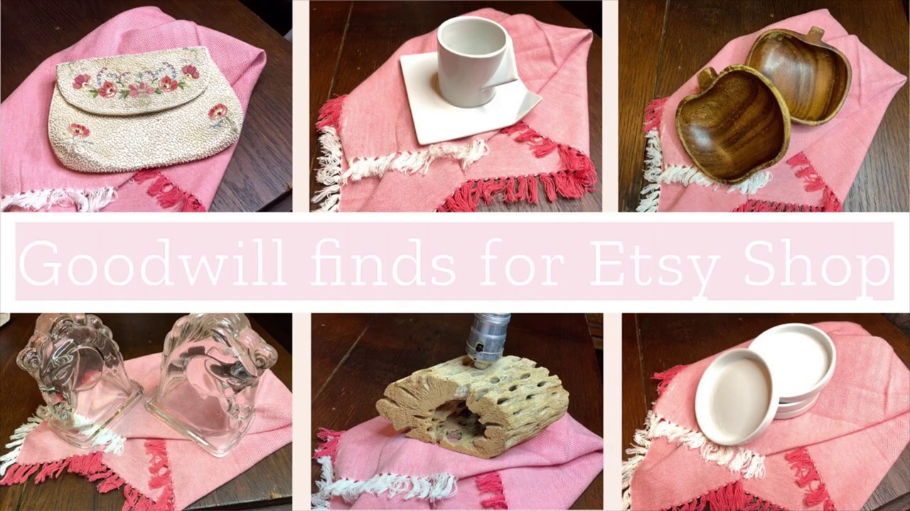GOODWILL home decor finds to sell on Etsy YouTube