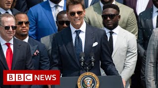 Tom Brady Cracks Election Results Joke At White House - Bbc News