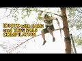 Chainsaw fails and idiots cutting trees. FAIL COMPILATION about how not to remove trees. Part 4