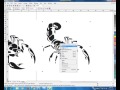 فك الصوره باسرع طريقه باستخدام كوريلCorelDRW