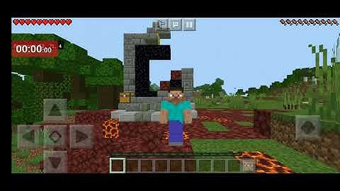 Minecraft Bedrock Edition (Mobile) — Speedrun Enter Nether [RSG] - 00:11.900