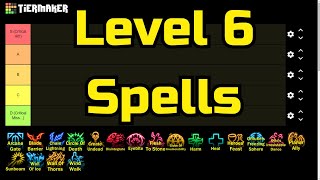 Level 6 Spell Tierlist & Guide for Baldur