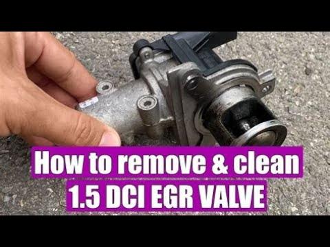 Nissan Qashqai EGR valve removal clean replace J10 1.5 diesel Renault