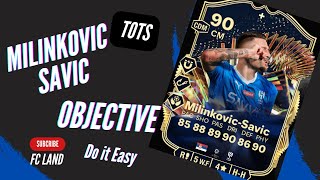 How to Complete TOTS Savic Objectives Fast in FC 24 Ultimate Team/ ابجکتیو اف سی ۲۴