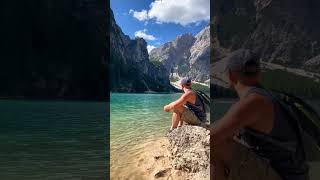 Lago di Braies. Доломиты. Италия.