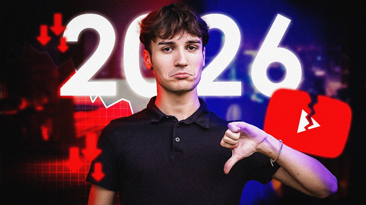 YouTube change TOUT en 2026 (Fais CECI avant qu'il ne soit trop tard)