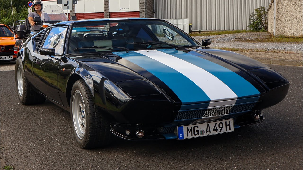 Classic Cars And Oldtimer Arriving At Car Show - De Tomaso Pantera, M3 E30, 911 T, RS 6 And More!