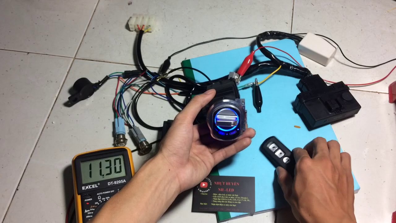 Chi tiết bộ smart key gắn vừa cho Winner