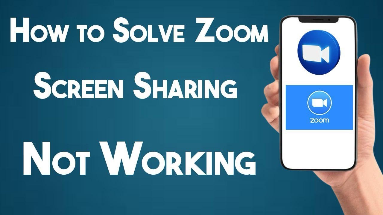 How to Solve Zoom Screen Sharing Not Working Easy