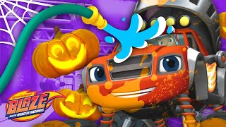 Blaze's HALLOWEEN Car Wash Surprise #17  | Blaze and the Monster Machines