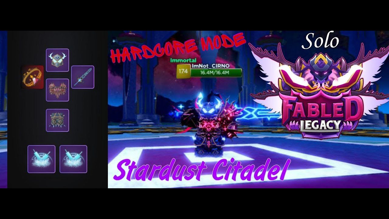 Fabled Legacy Stardust Citadel chaos hardcore solo - YouTube