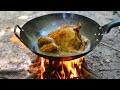 #RoastedChickeBBQ Cooking Chicken BBQ Recipe Eating So Delicious with Hot chili Sauce