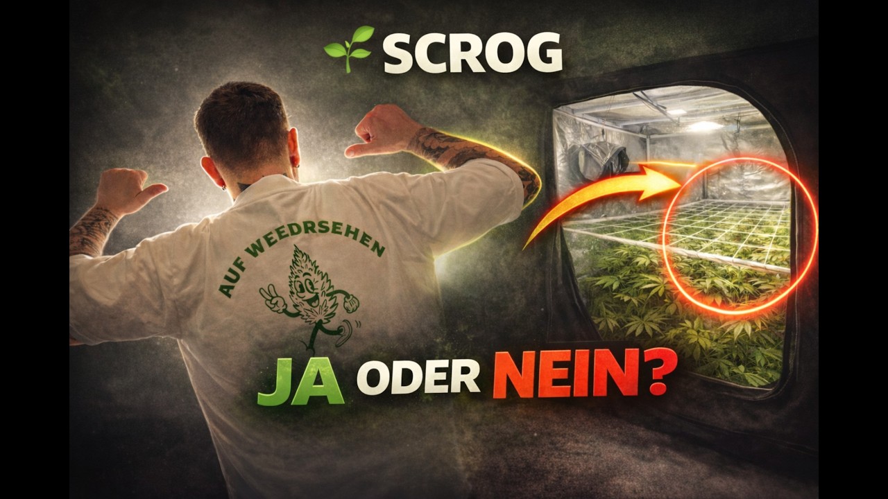 Der einfachste Indoor-Grow bisher? 🤔 SCROG – JA oder NEIN?