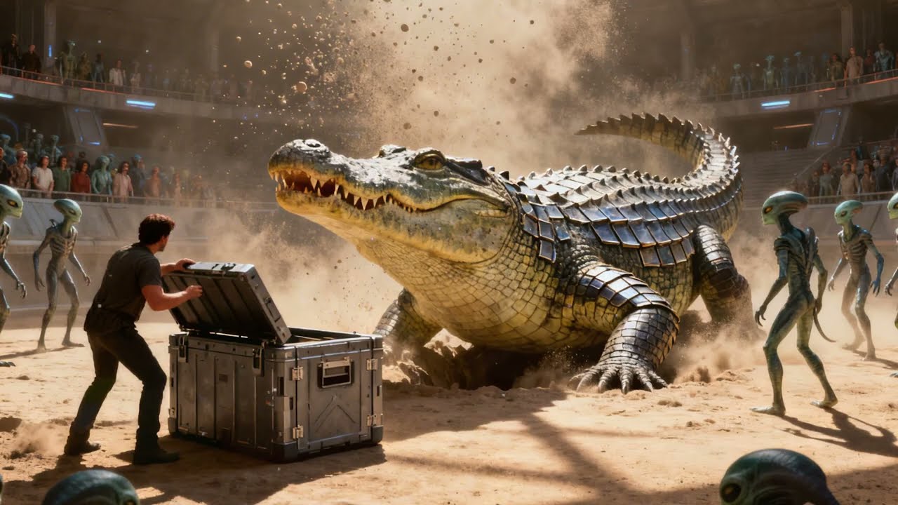 They Said “Bring Any Creature From Your World” | The Human Brought a Saltwater Crocodile   HFY