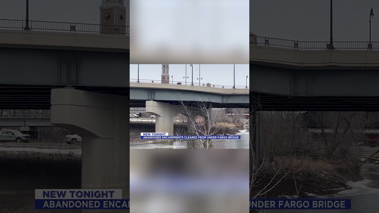 Abandoned encampments cleared from bridge 