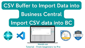 csv buffer in business central | import csv file to business central | business central tutorial