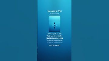 Teardrop by Moi